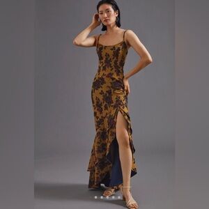 Anthropology Sweeping maxi, a swoon-worthy silhouette and a romantic motif. 18W